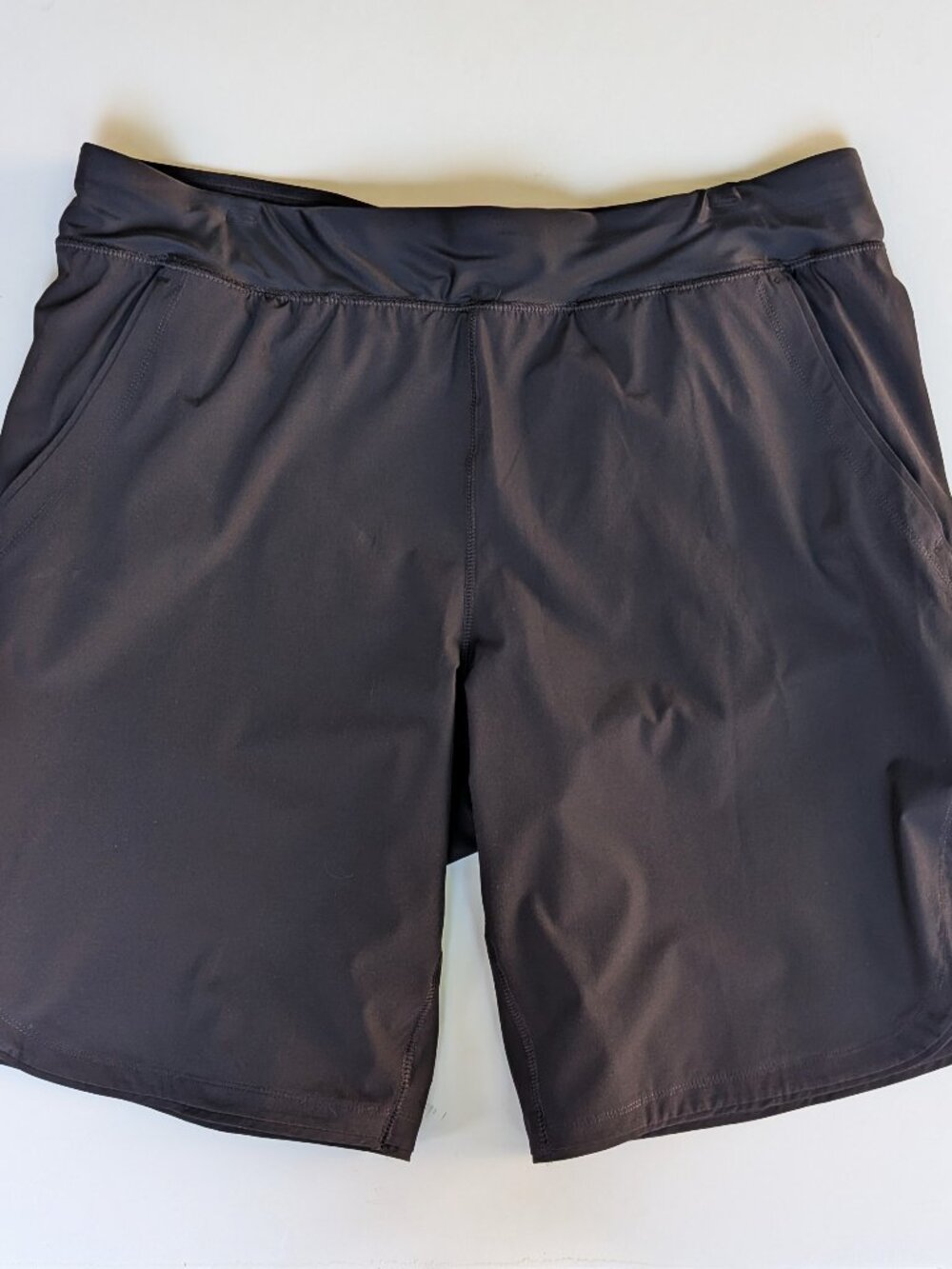 Lands End Womens Black SPF Quick Dry Board Swim Shorts w/ Panty Size 18